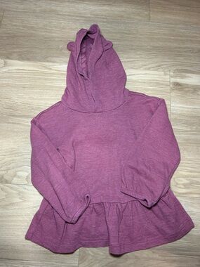 child of mine Dusty Rose Knit Hooded Pullover